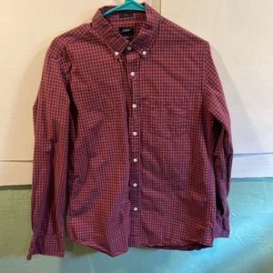 J Crew plaid button up